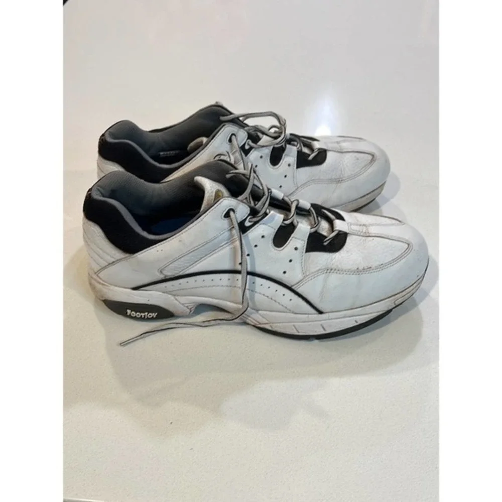 FootJoy Golf Sneaker Mens 13‎ White Black Spiked Athletic Shoes 56732